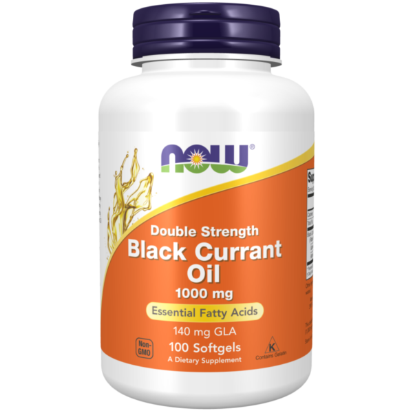 Now Black Currant Oil 1000mg Caps 100's - 140mg GLA